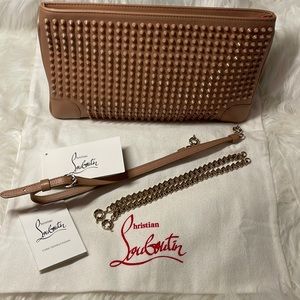 Louboutin Loubiposh Clutch Paris/Spikes